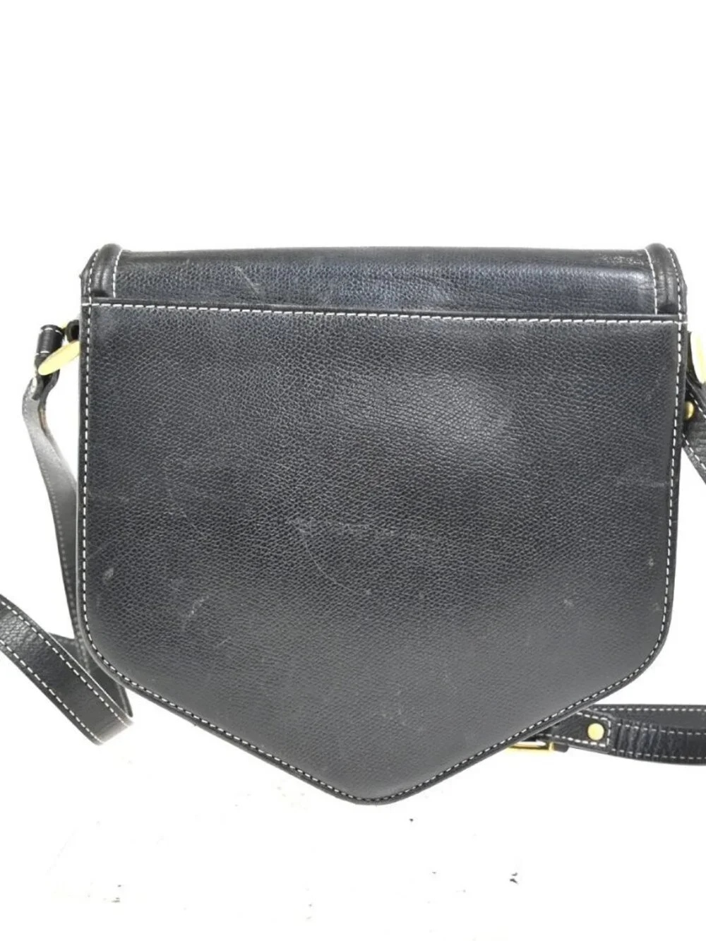 YVES SAINT LAURENT Cassandra Shoulder Crossbody Bag Leather Black GHW 30TA582 - Picture 3 of 16